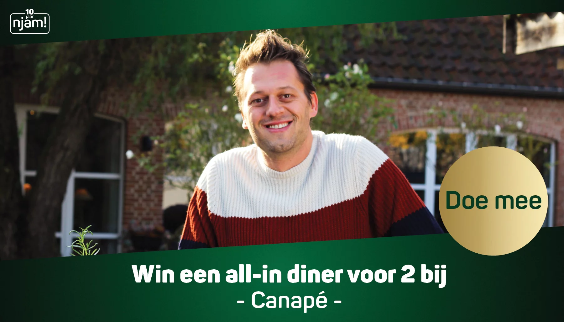 Win een all-in diner voor 2 personen bij Canapé