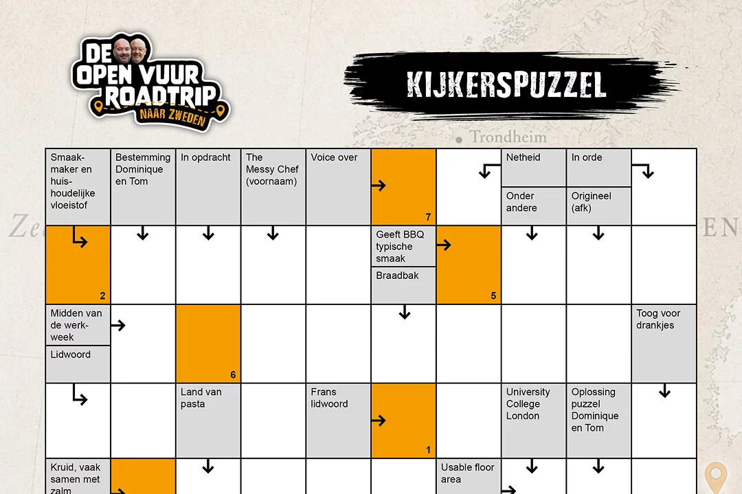 De Open Vuur Roadtrip - Zweedse Puzzel