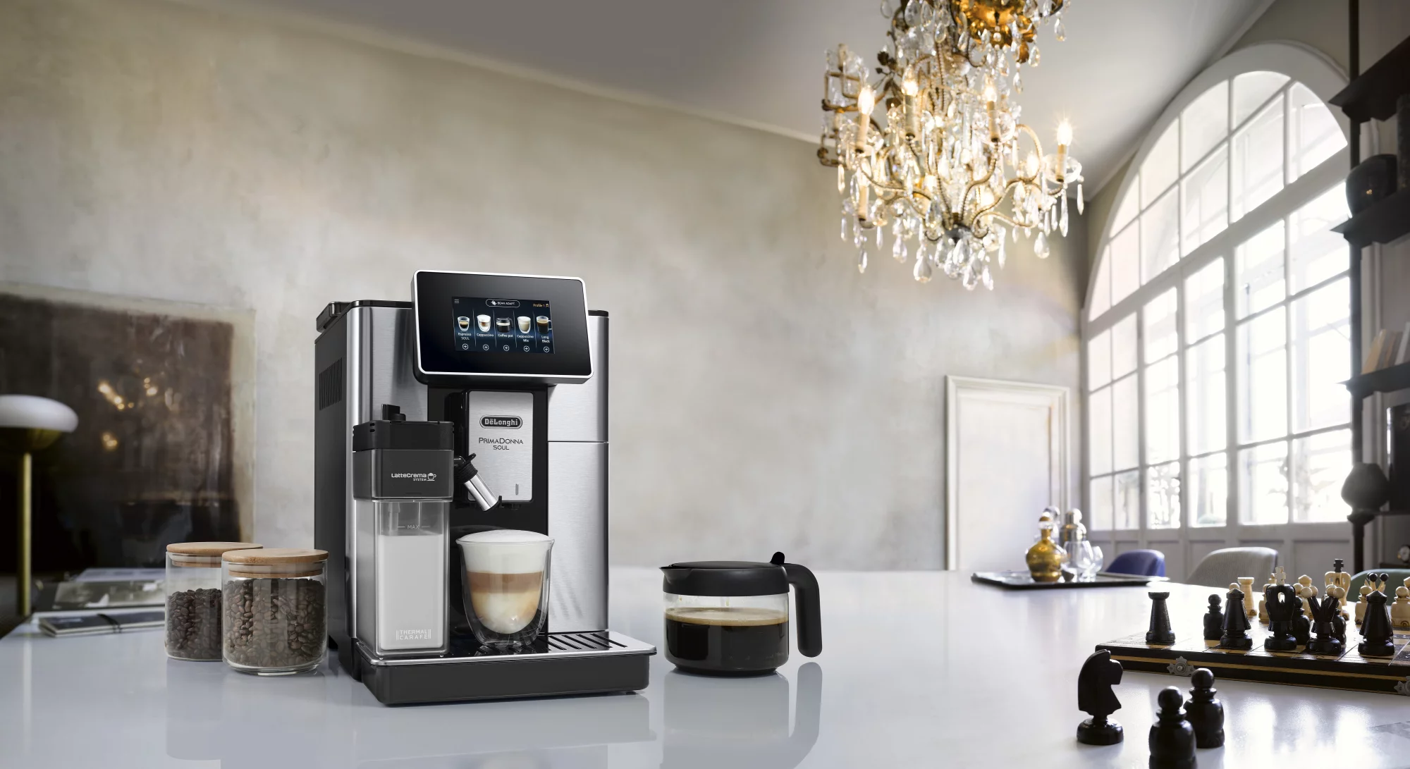 Win een De'Longhi PrimaDonna Soul volautomatische espressomachine