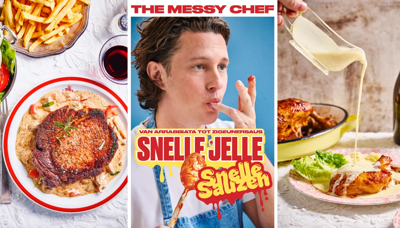 Win een exemplaar van 'Snelle Jelle Snelle Sauzen' van Jelle Beeckman!