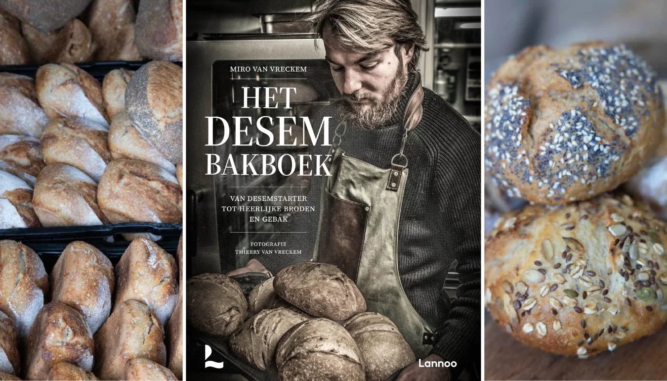 Win een exemplaar van 'Het desem bakboek' van Miro Van Vreckem