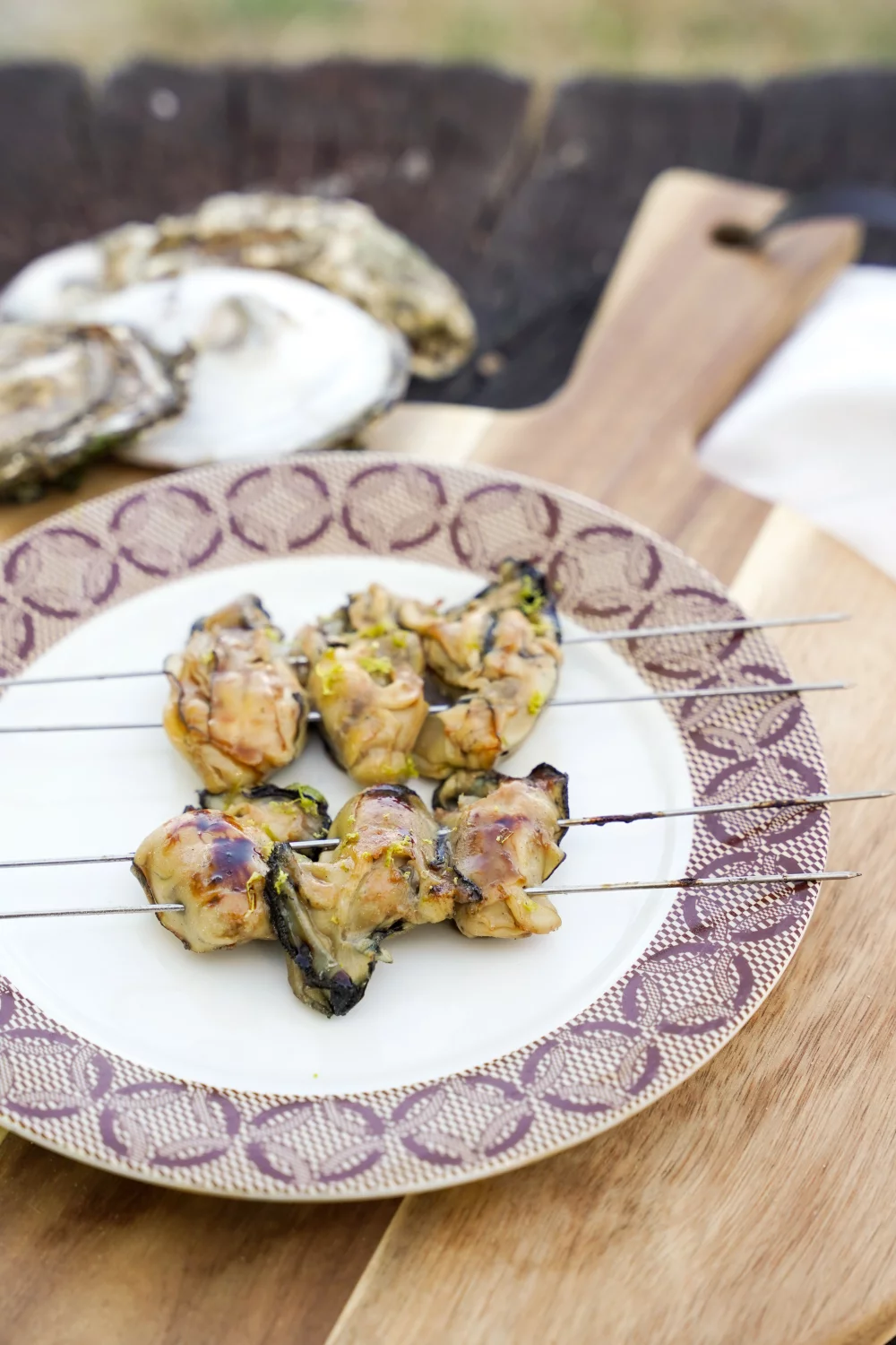 Gelakte oesters