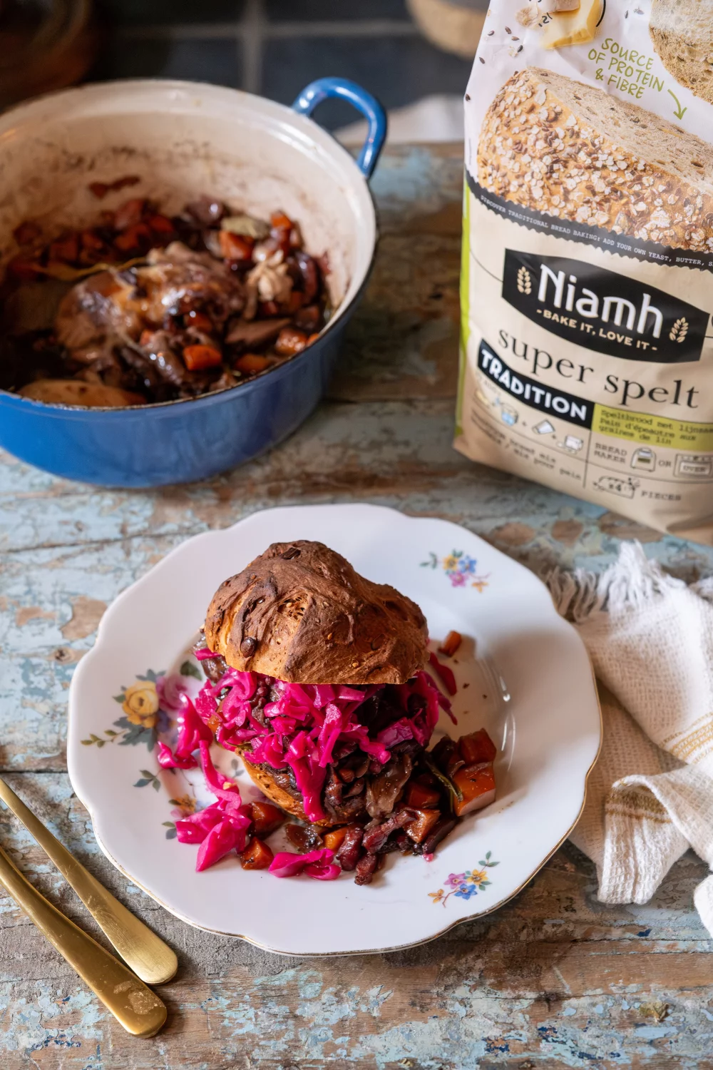 Broodje coq au vin