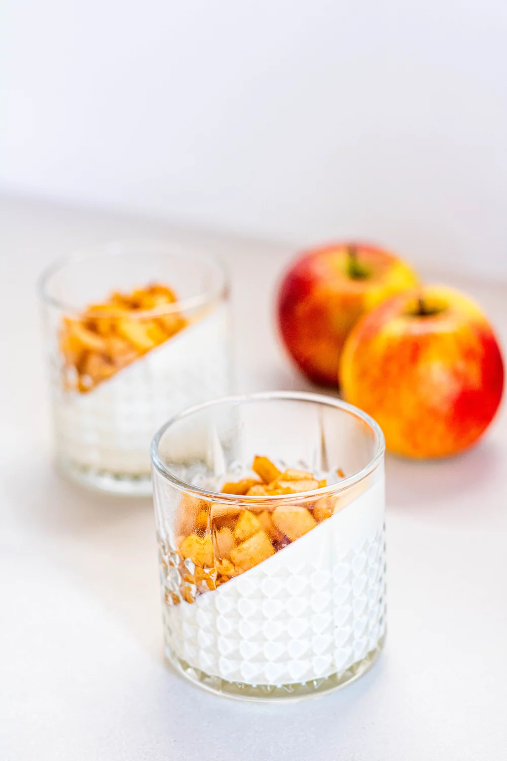 Panna cotta met fruit van bij ons