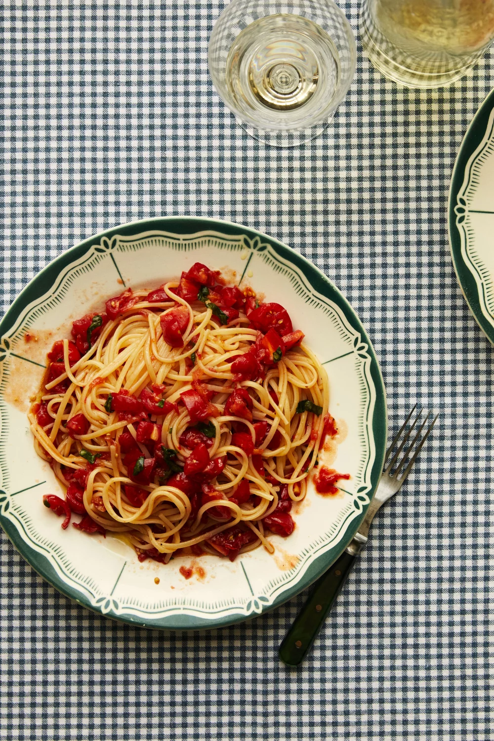 Spaghetti met verse tomatensaus
