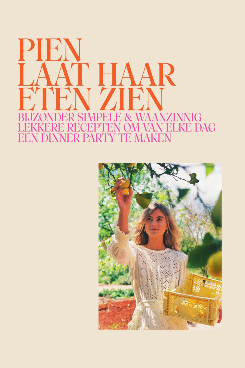 Pien laat haar eten zien