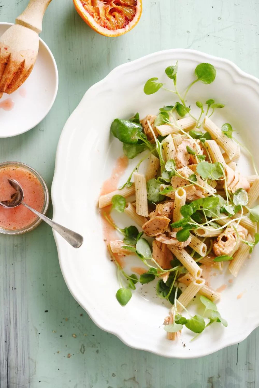 Pasta met fruitige tonijn