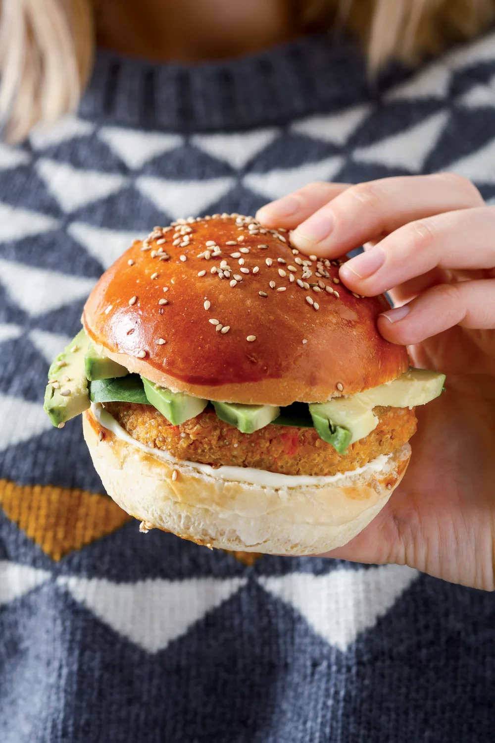 Veggieburgers met quinoa en kikkererwten