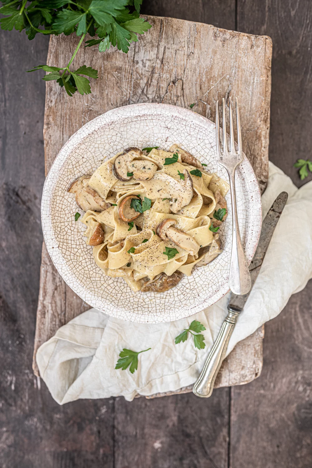 Pappardelle ai funghi porcini