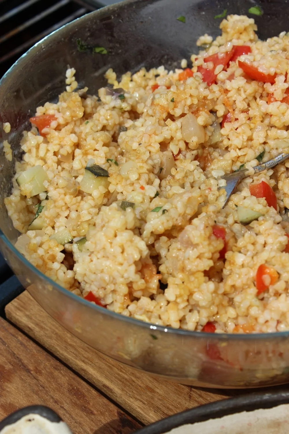 Bulgur met ratatouille