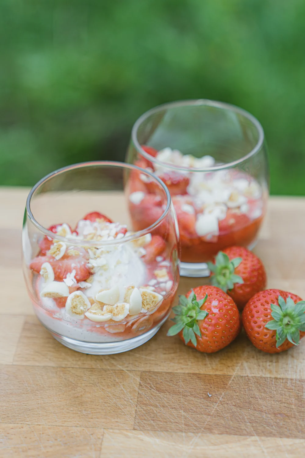 Mascarponecrème met aardbeien