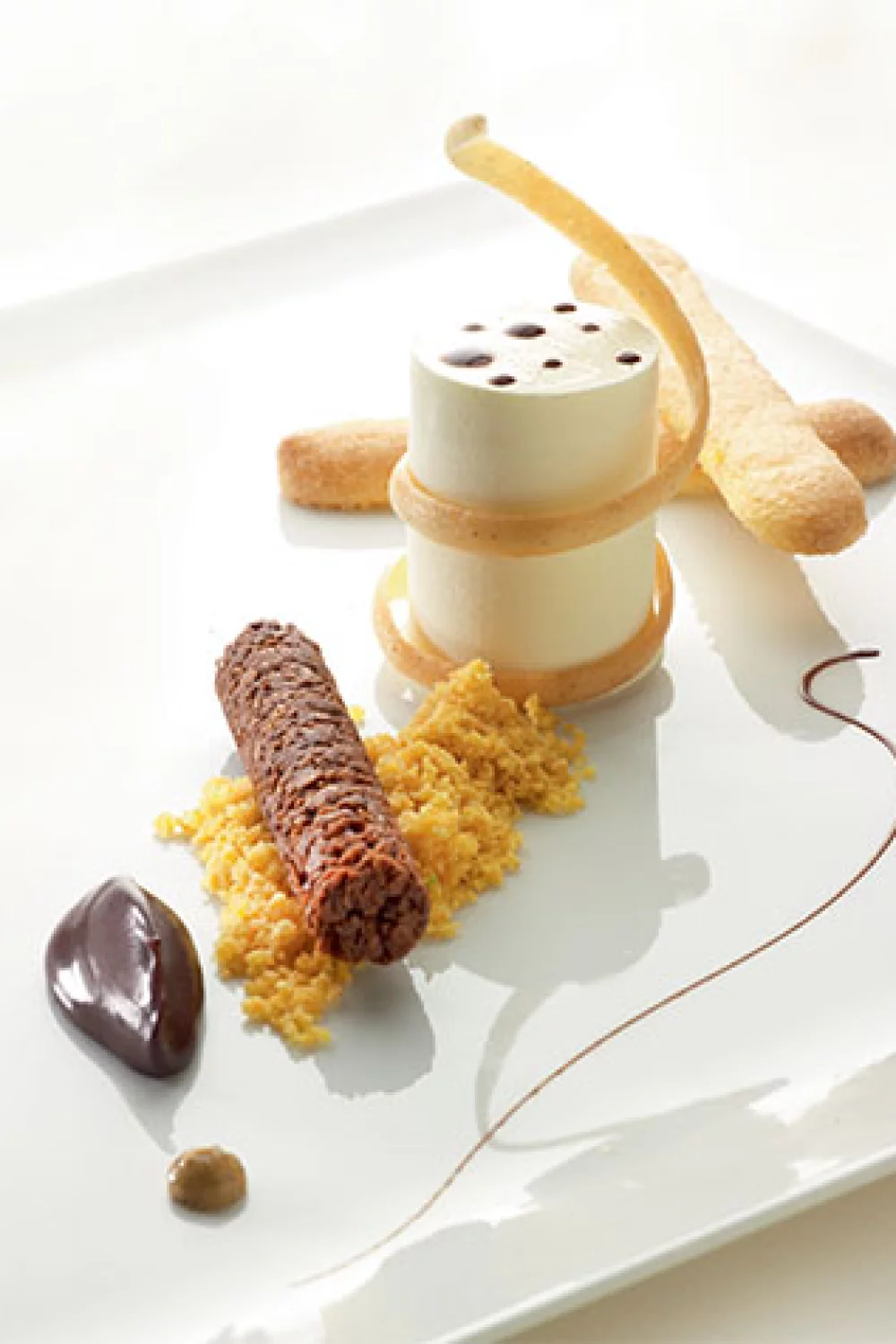 Tiramisu met mousse van mascarpone