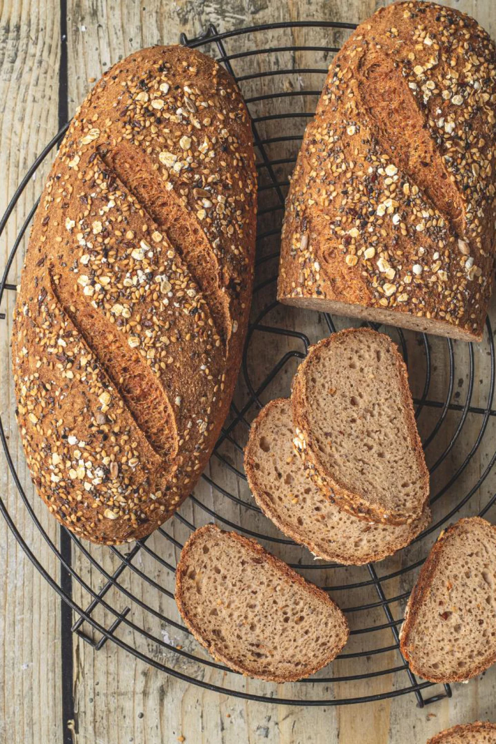 Glutenvrij volkoren meergranenbrood