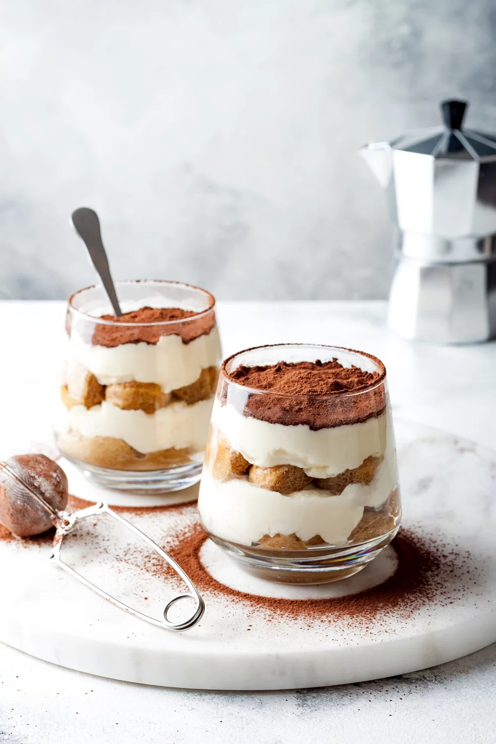 Traditionele Italiaanse tiramisu