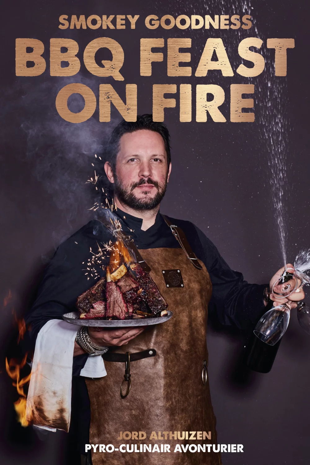Smokey Goodness, BBQ feast on fire
