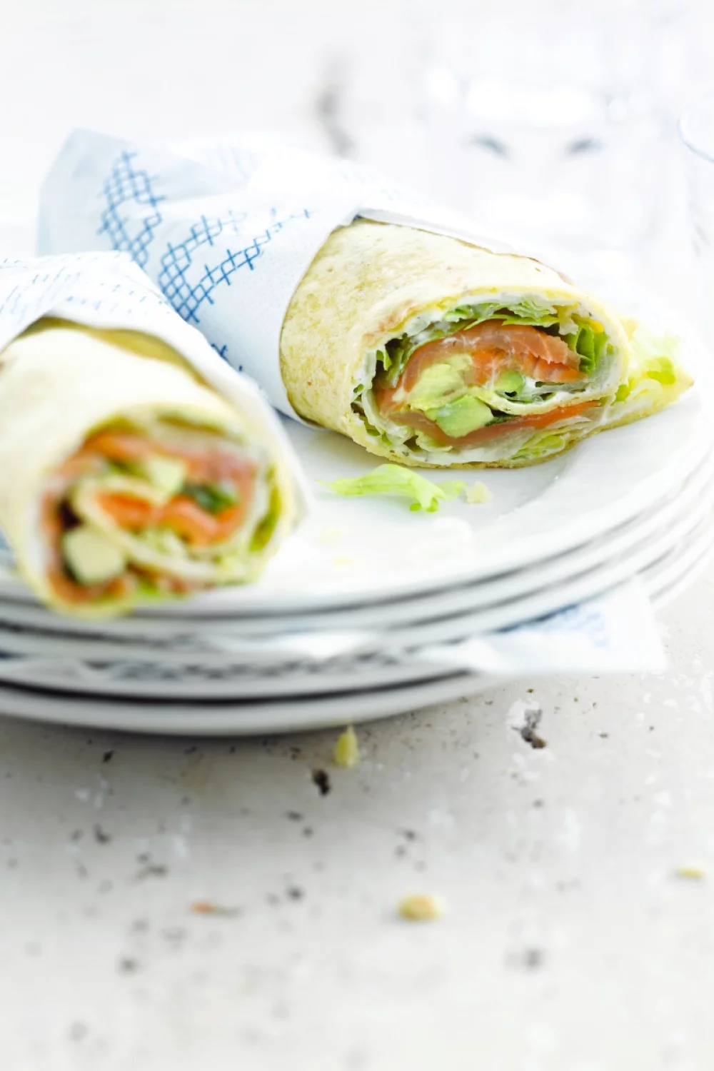 Neptunus wrap met gerookte zalm