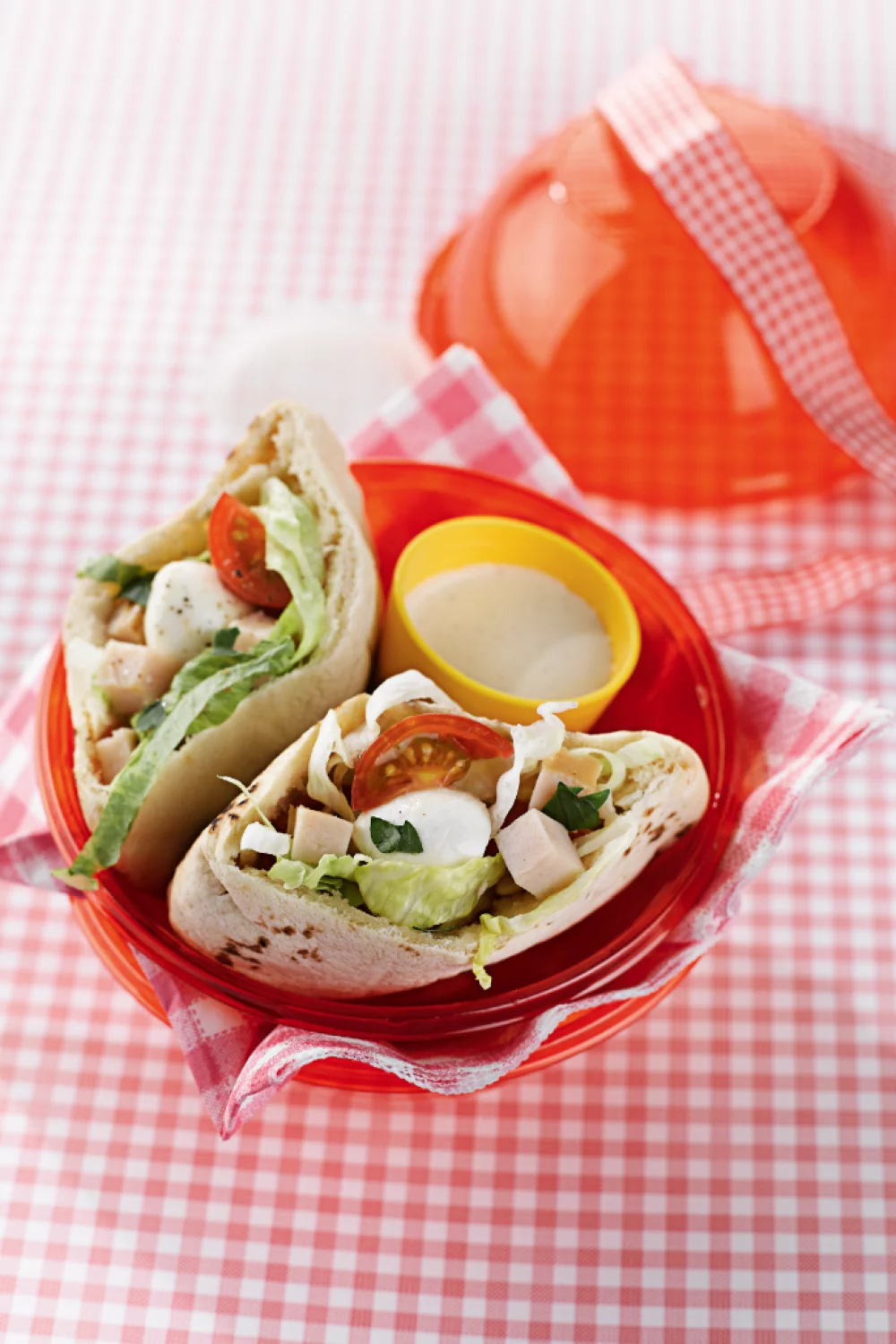 Dikke buikboterham met mozzarella