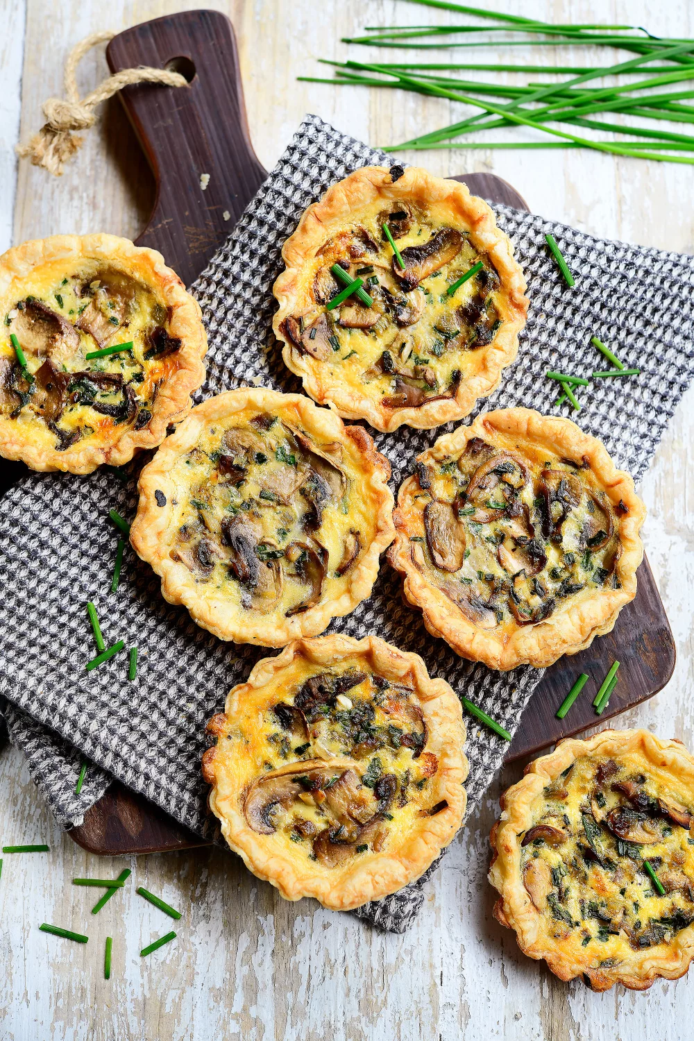 Mini-quiches met champignons