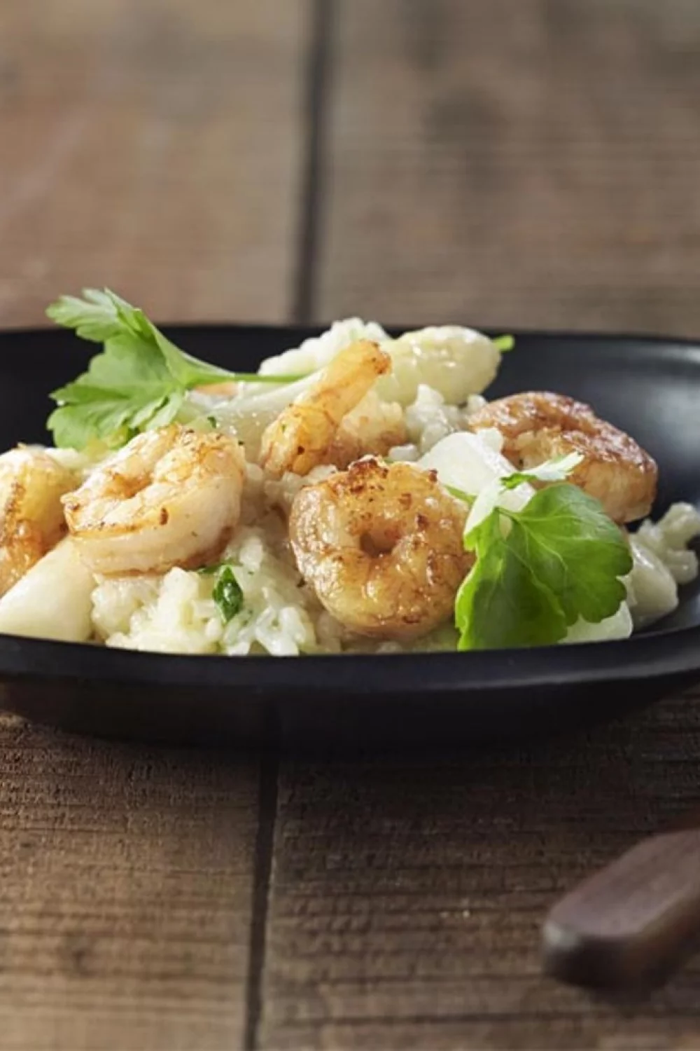 Risotto met asperges, scampi en Tongerlo Blond