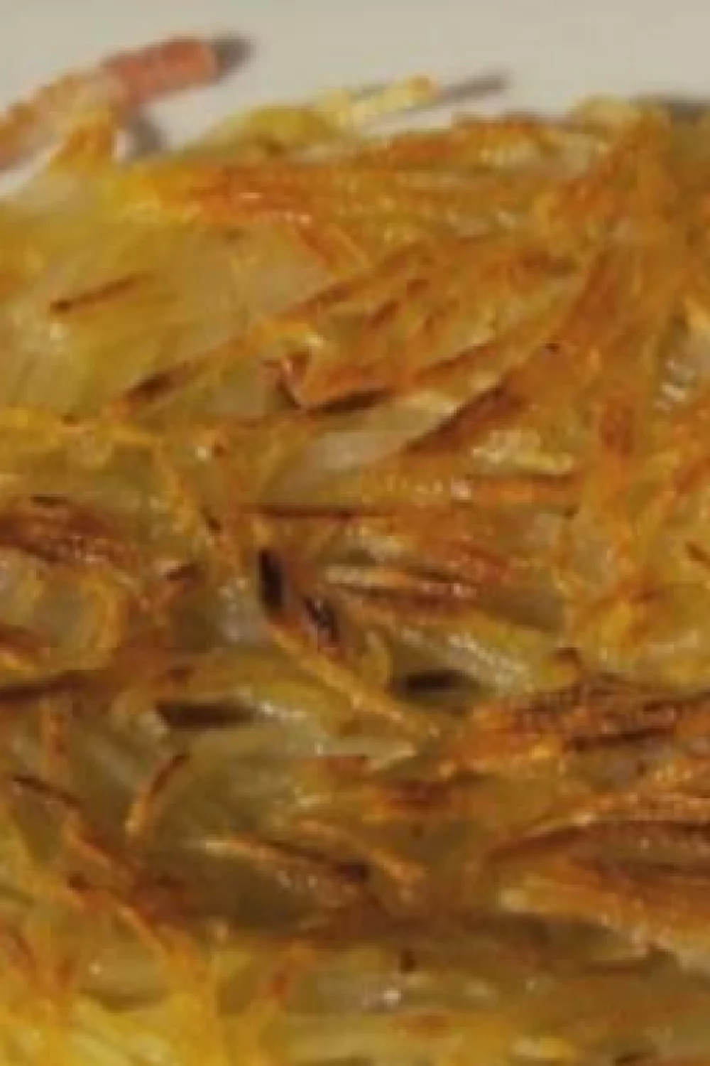 Knapperige rösti met spekblokjes