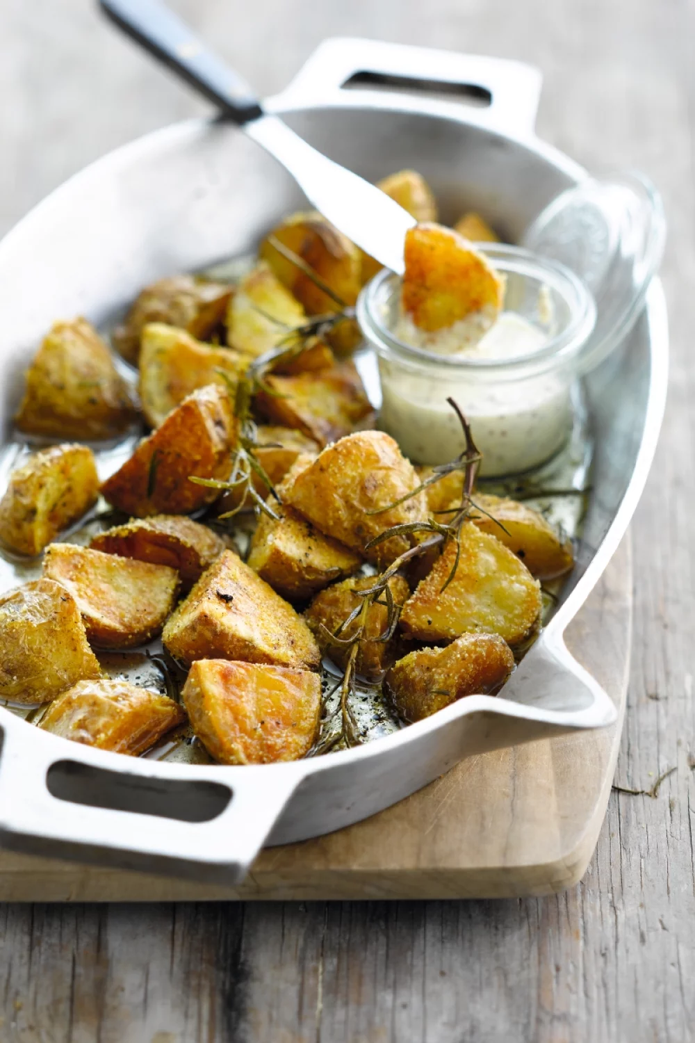 Geroosterde aardappelen met ganzenvet