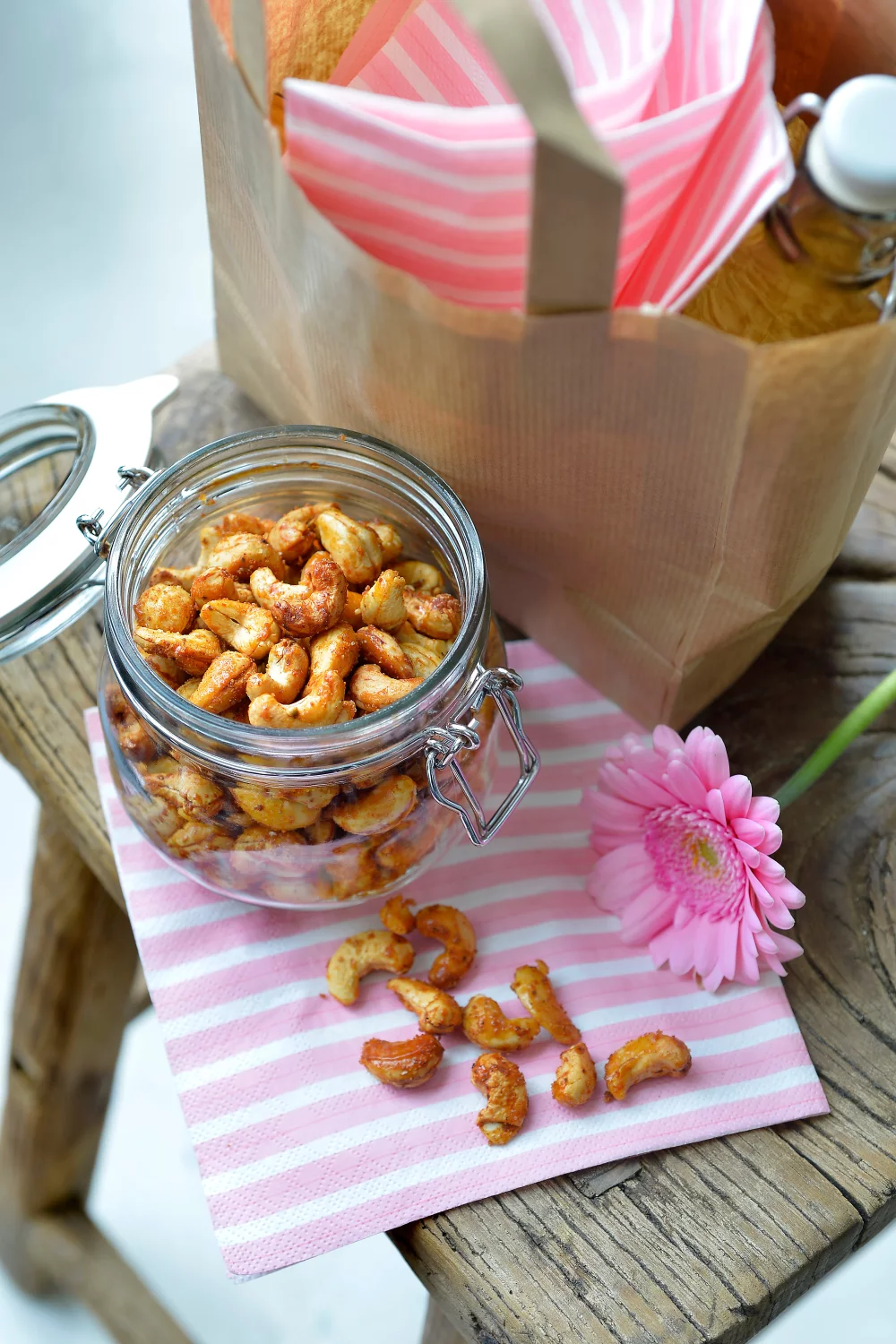 Sweet & spicy cashewnoten