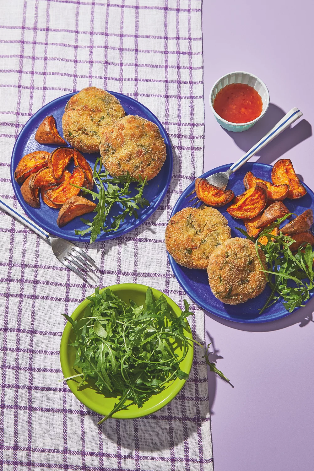 Glutenvrije visburgers