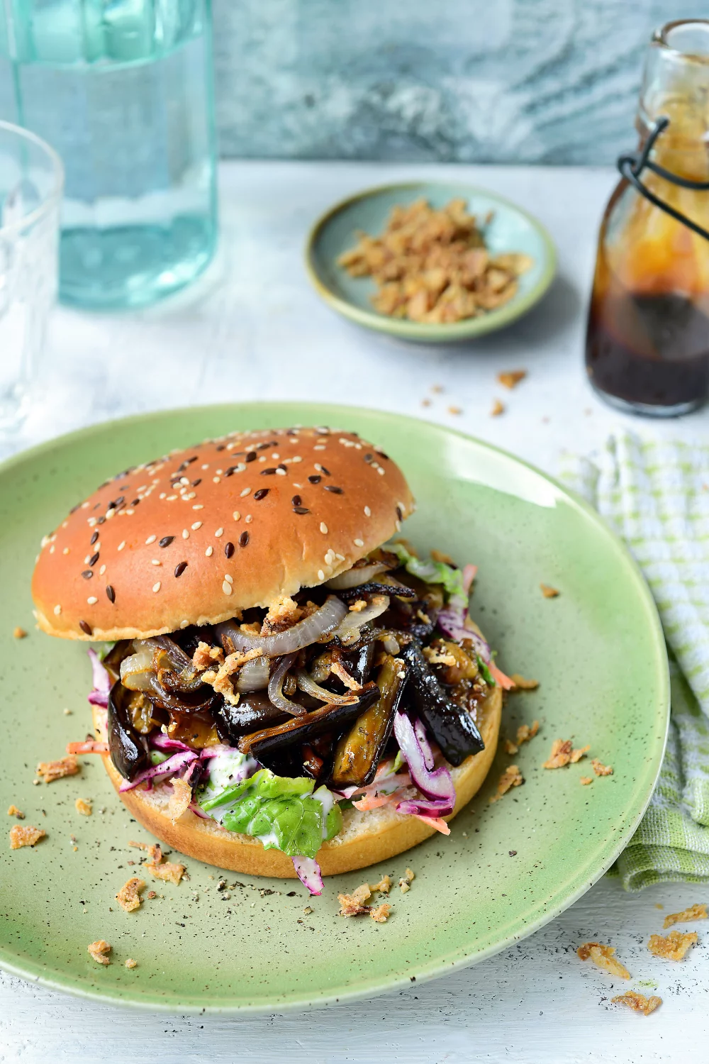 Smokey aubergineburger
