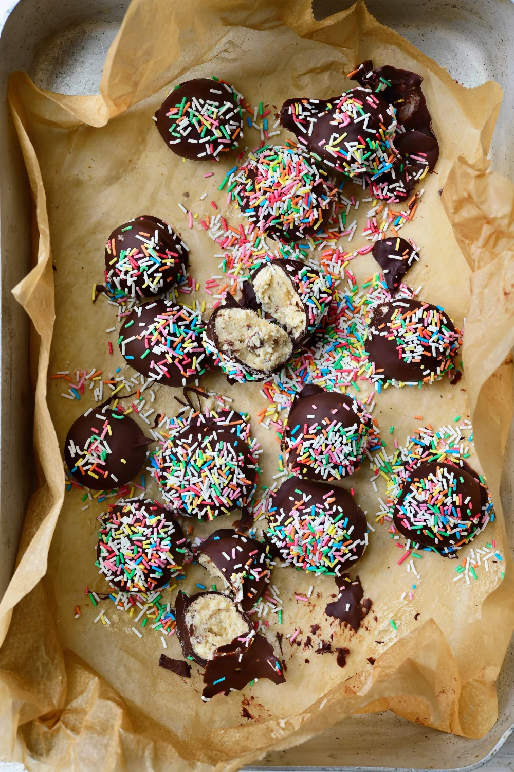 Cookie dough truffels