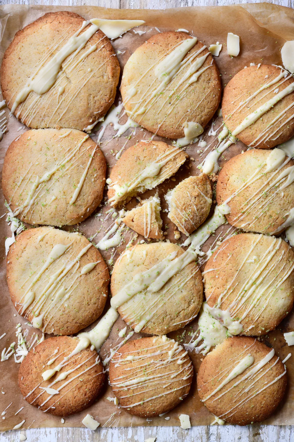 Limoen cheesecake cookies