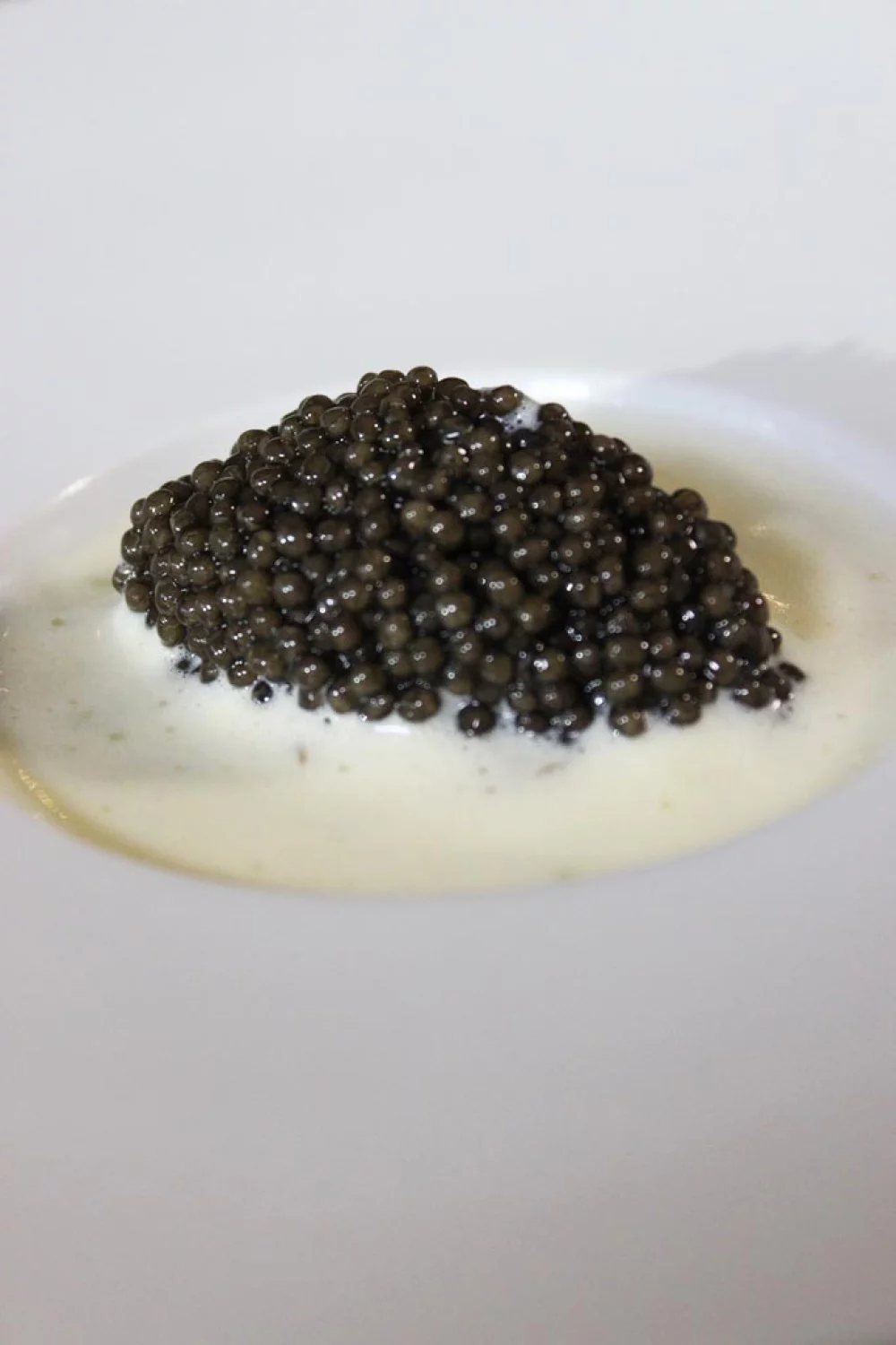 Oestersabayon met kaviaar