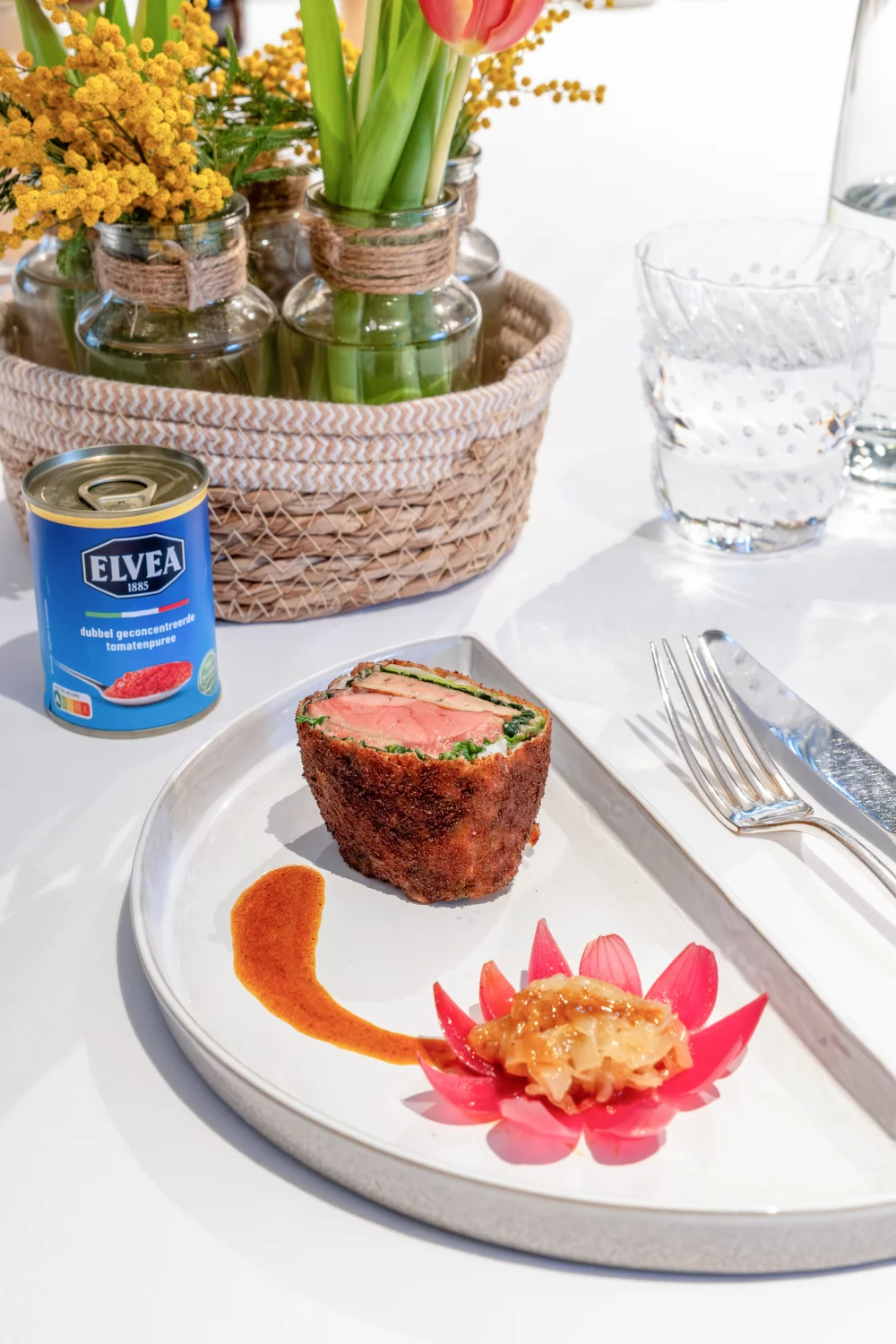 Anjouduif met ganzenlever