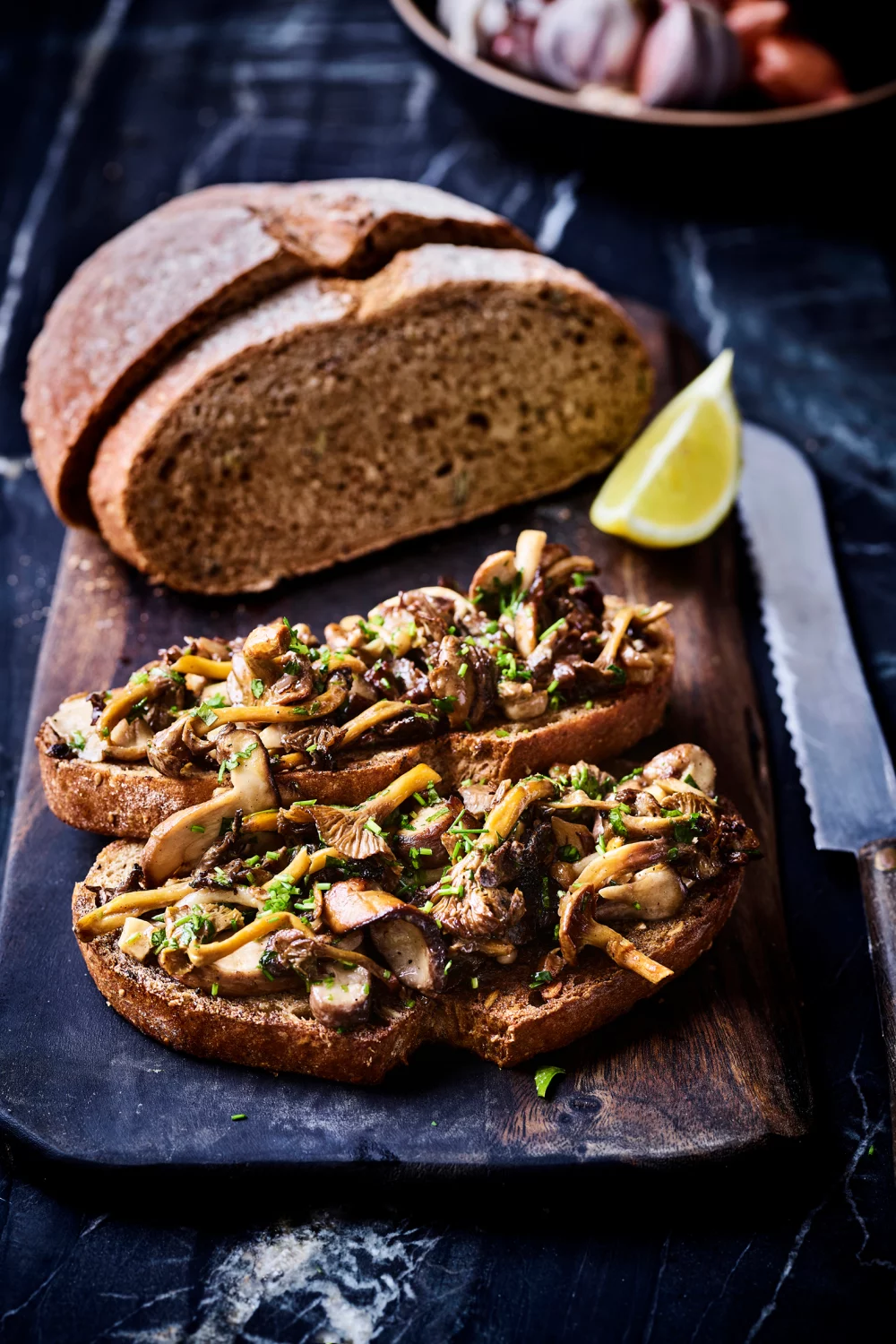 Toast champignon deluxe