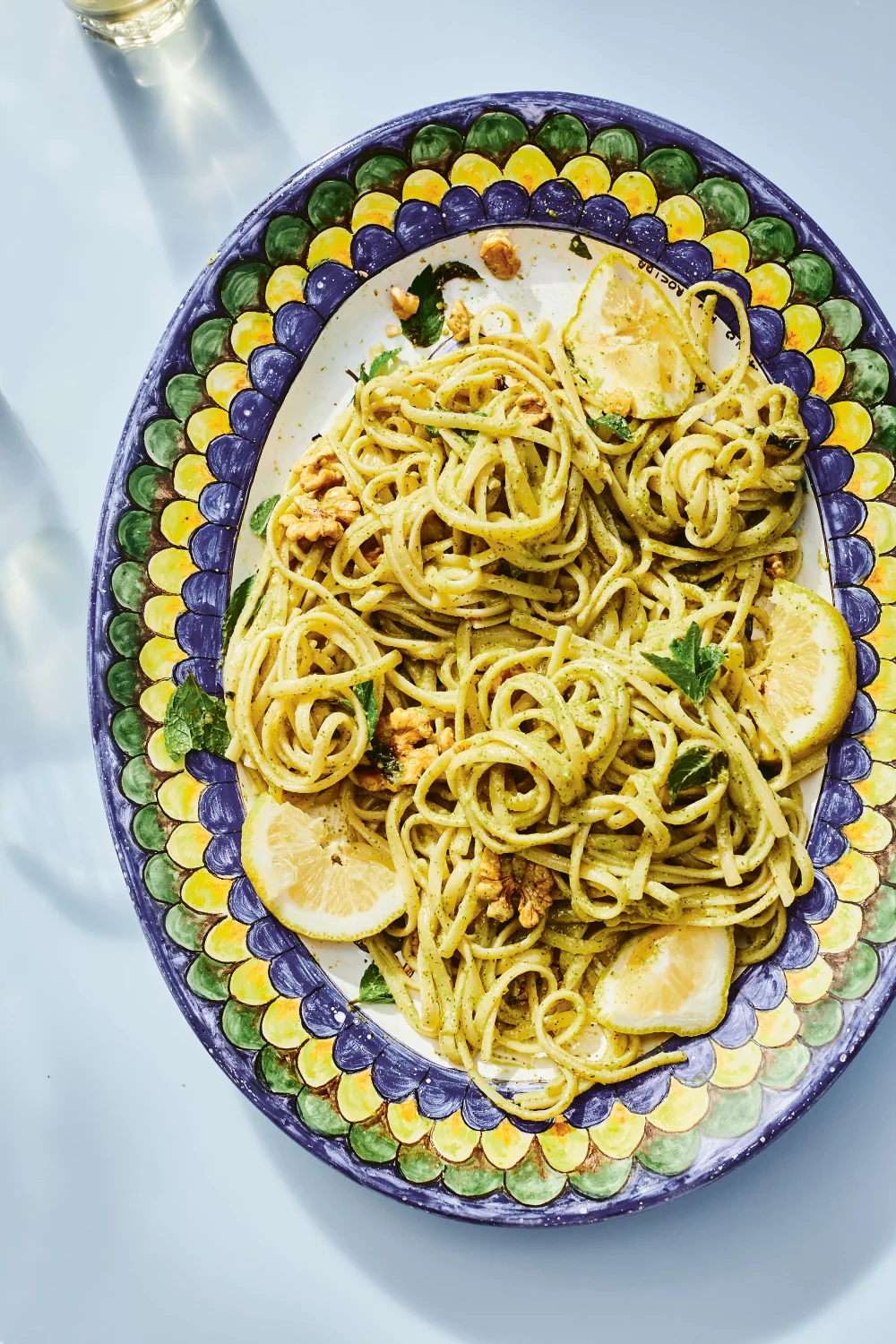Spaghetti met citroenpesto