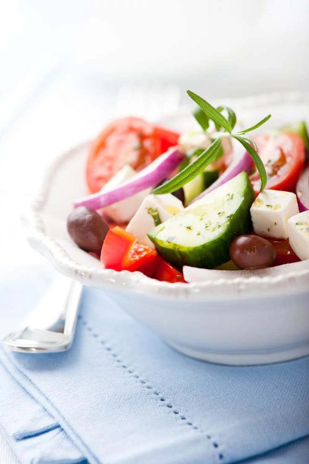 Giouvetsi met Griekse salade