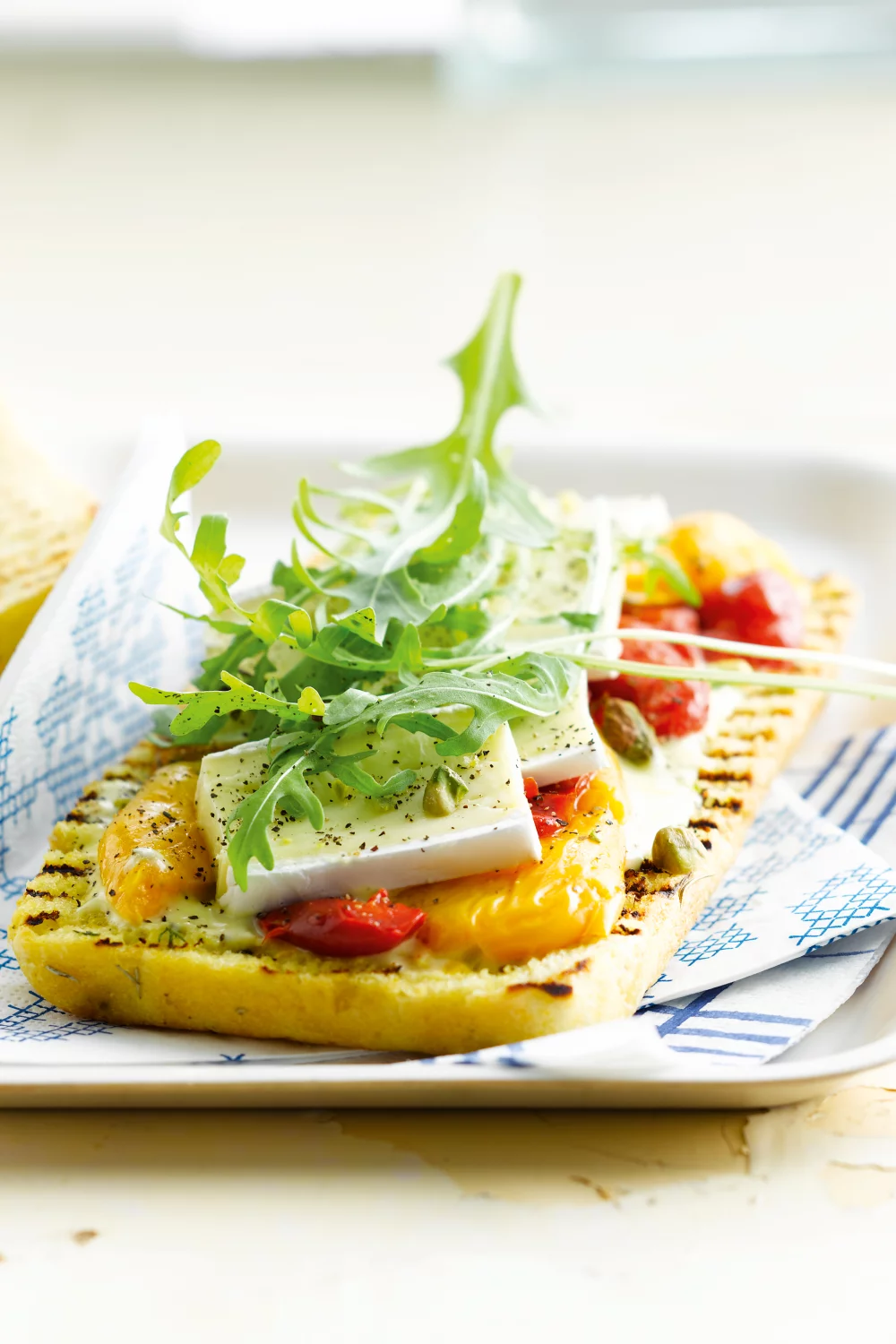 Focaccia met brie