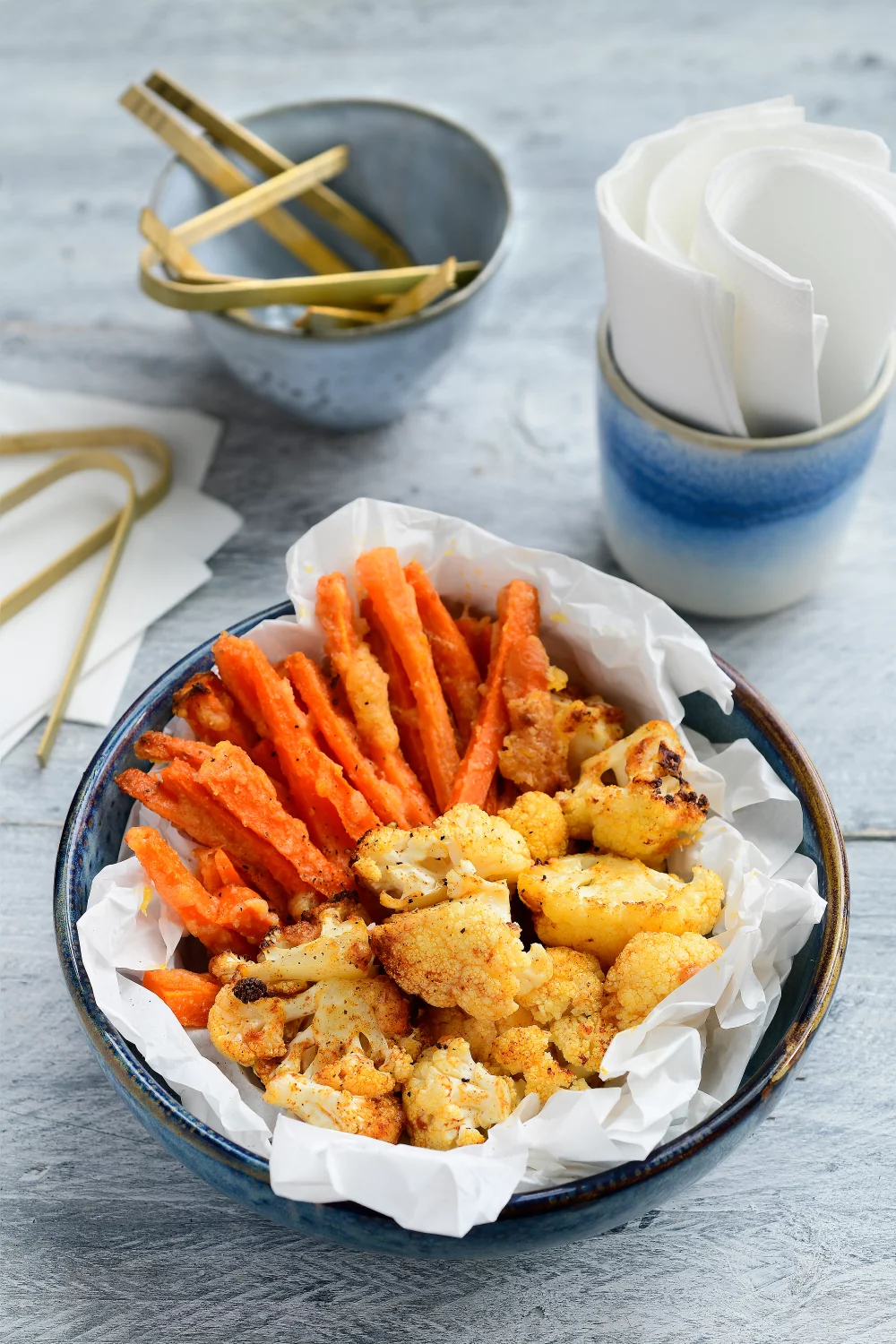 Crispy wortelfrietjes