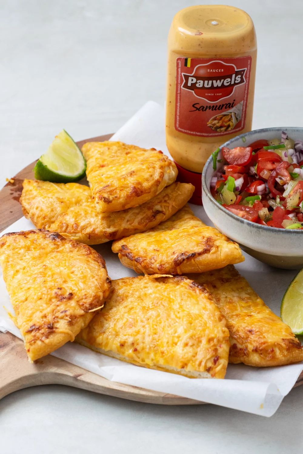 Kaasbroodjes met samuraisaus