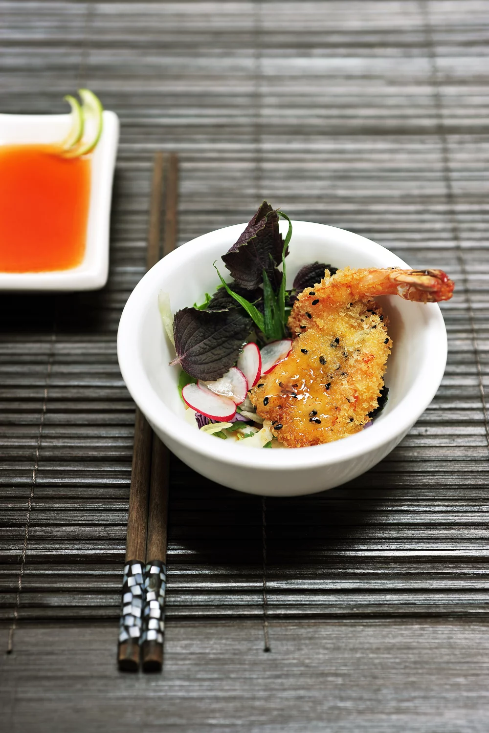 Krokantje van scampi