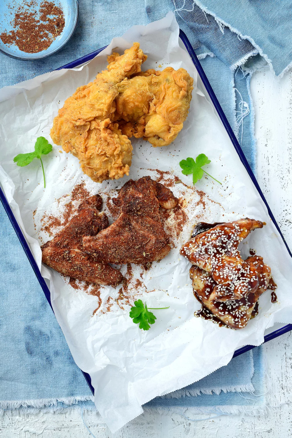 Kruidige chicken wings