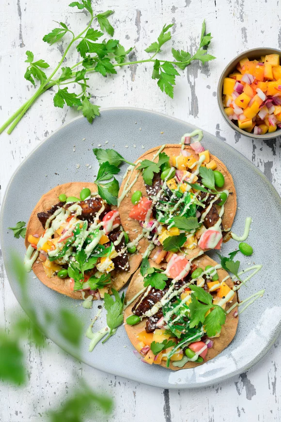 Vegan crispy taco's