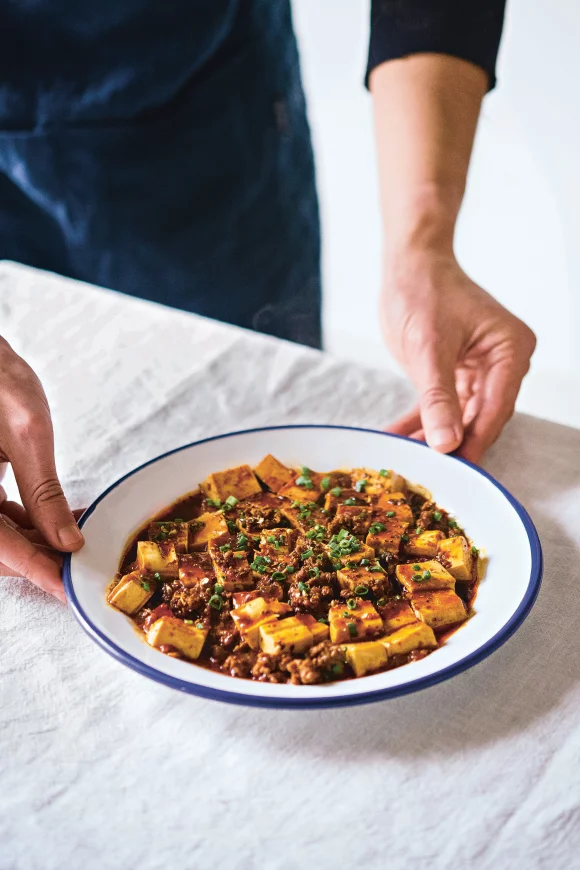 Traditionele Sichuan mapo tofu