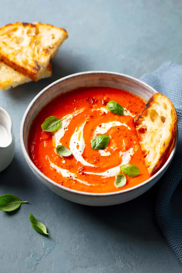 Geroosterde tomatensoep