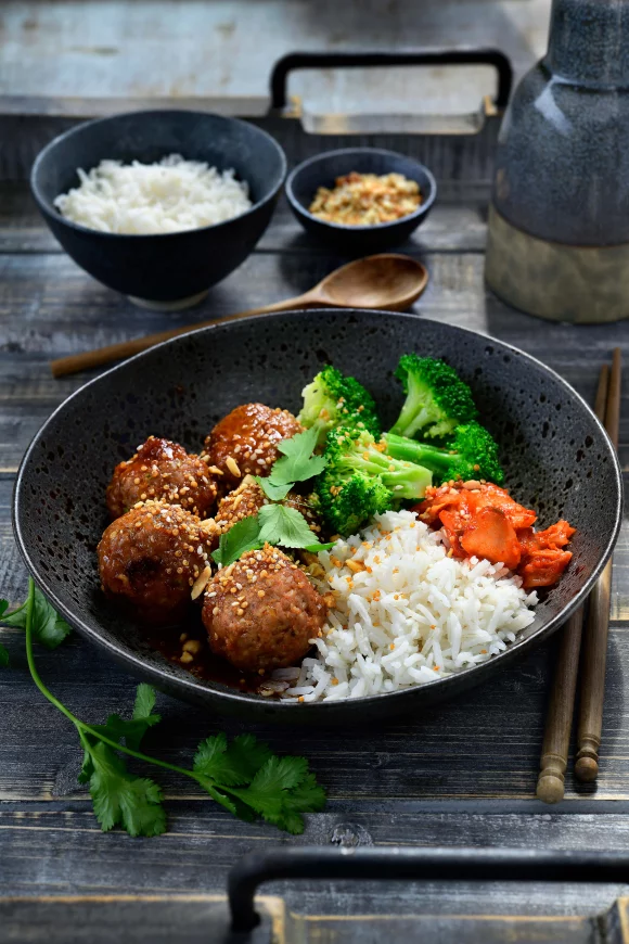 Bulgogi meatballs
