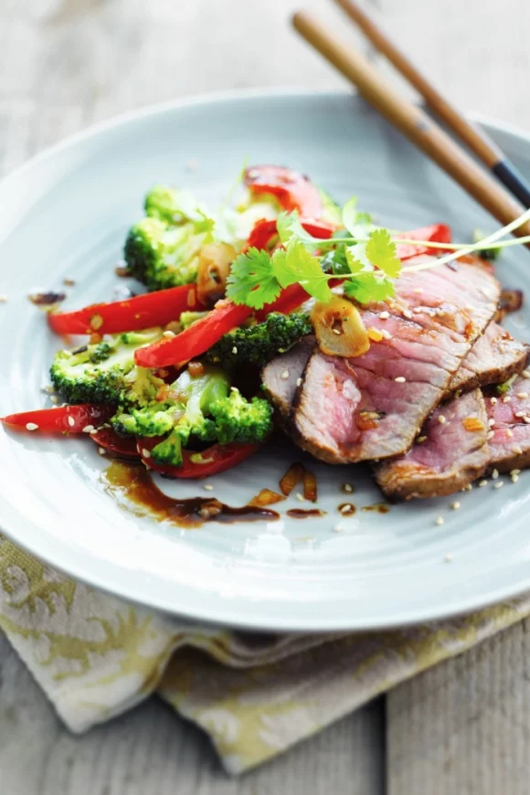 Runderreepjes teriyaki