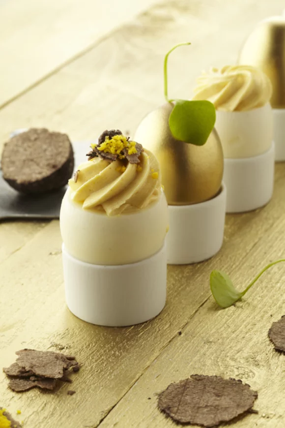Gekookte eitjes deluxe