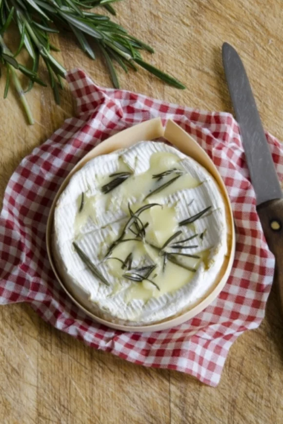 Camembert op de barbecue