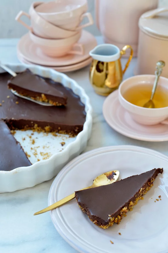 Chocolade ganache taart