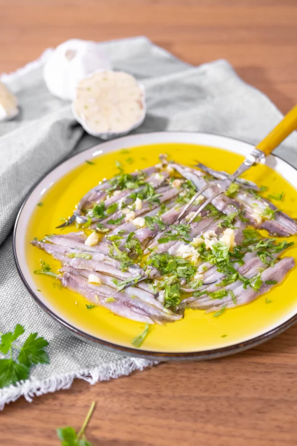 Ansjovis en vinaigre