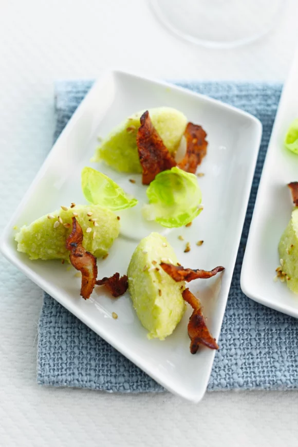 Mousse van spruiten en Breydelspek